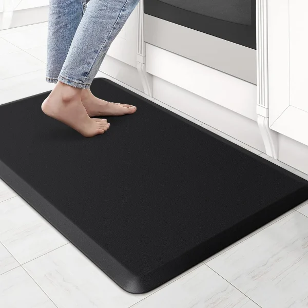 tapis de cuisine anti-fatigue noir