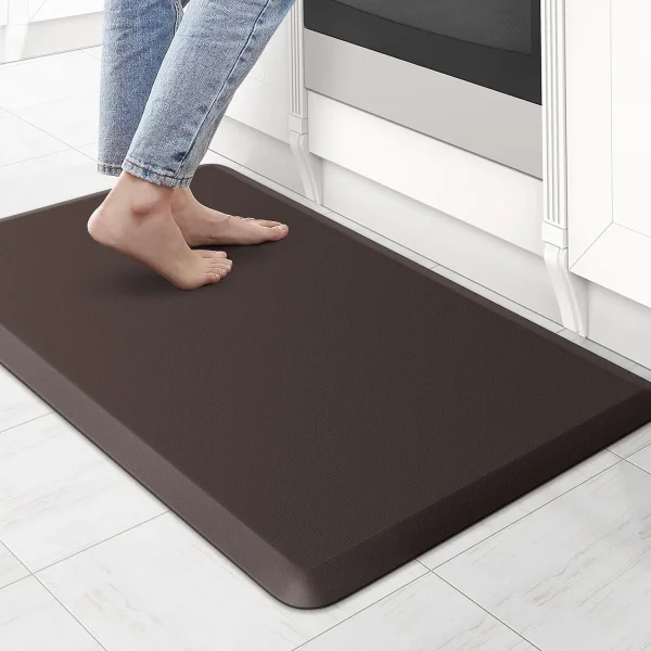 Tapis de cuisine anti-fatigue marron
