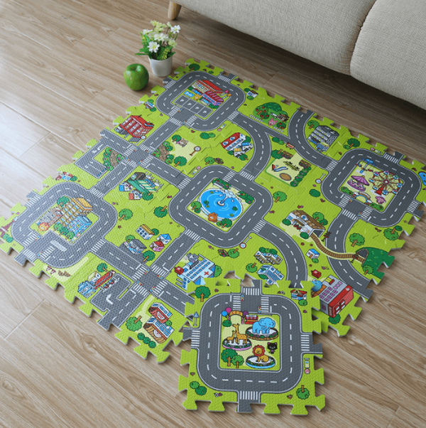 Tapis Chambre Bébé Mousse Circuit
