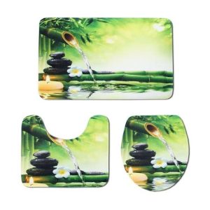 tapis de toilette zen apaisant