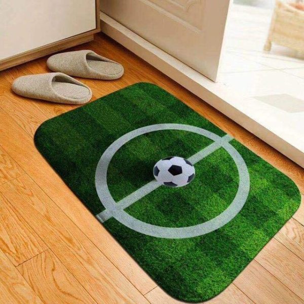 tapis chambre garçon ballon de foot