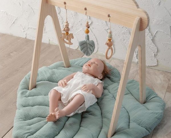 Tapis Chambre Bébé En Forme de Feuille