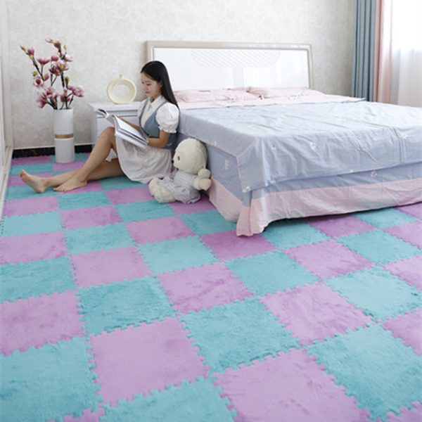tapis chambre fille puzzle