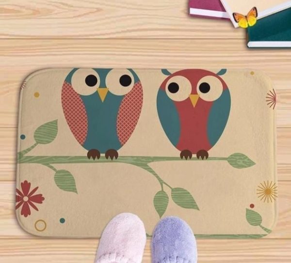 tapis de cuisine chouette élégant