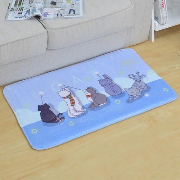 tapis de cuisine chat