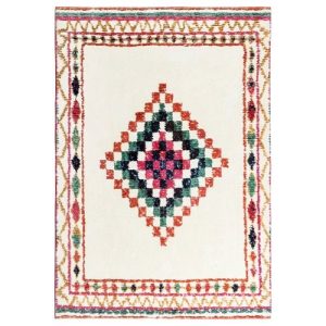 tapis ethnique bohème coloré