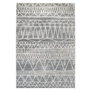 tapis ethnique gris