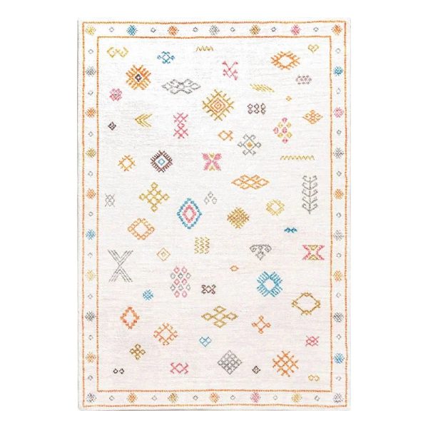 tapis ethnique motifs bohème