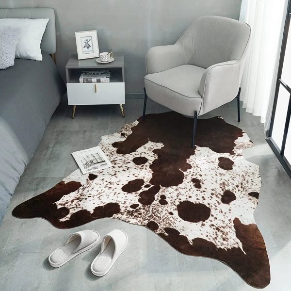 tapis peau de vache imitation cuir
